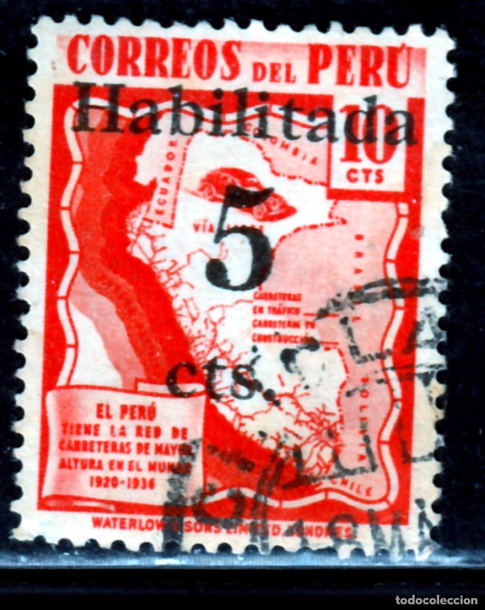 Sellos: PERU // YVERT 369 // 1941 ... USADO - Foto 1