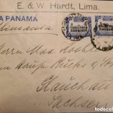 Francobolli: O) 1905 PERÚ, INSTITUTO MUNICIPAL DE HIGIENE LIMA, UPU, SCT 165 12C AZUL, VÍA PANAMÁ, EY W. HARDT, A