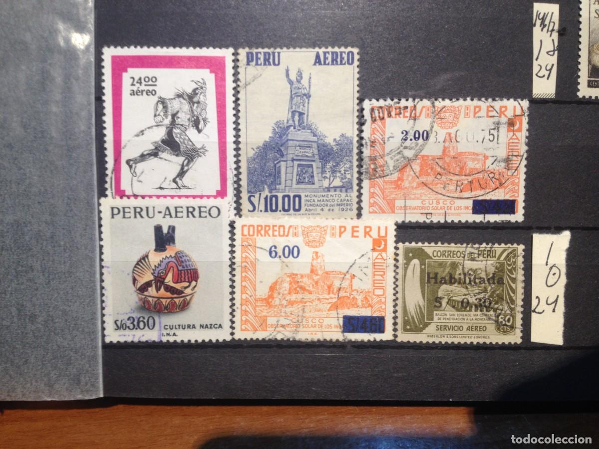 Sellos: SELLOS DE PERU. USADOS. YVERT N&ordm; . AEREOS - Foto 1