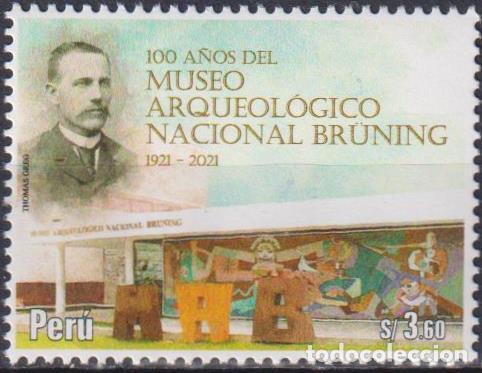 Sellos: Per&uacute; 2021 Arqueolog&iacute;a MNH - Foto 1