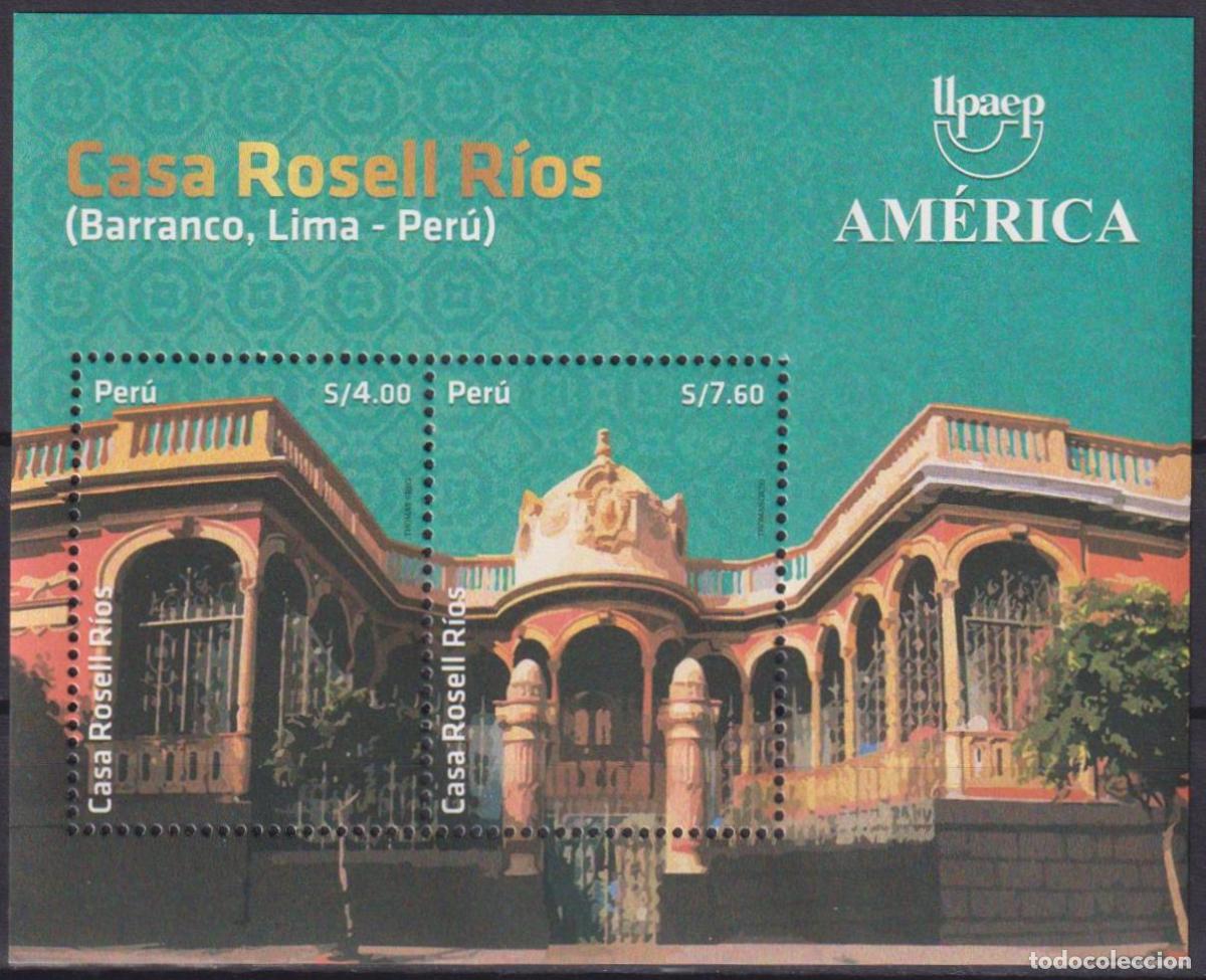 Sellos: Per&uacute; 2021 Arquitectura MNH - Foto 1