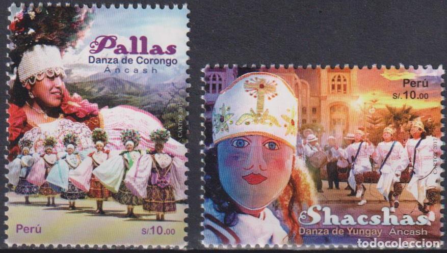 Sellos: Per&uacute; 2018 Baile MNH - Foto 1