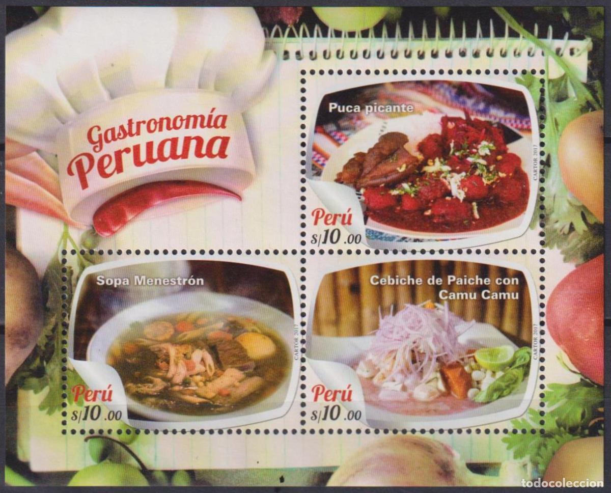 Sellos: Per&uacute; 2018 Alimento MNH - Foto 1