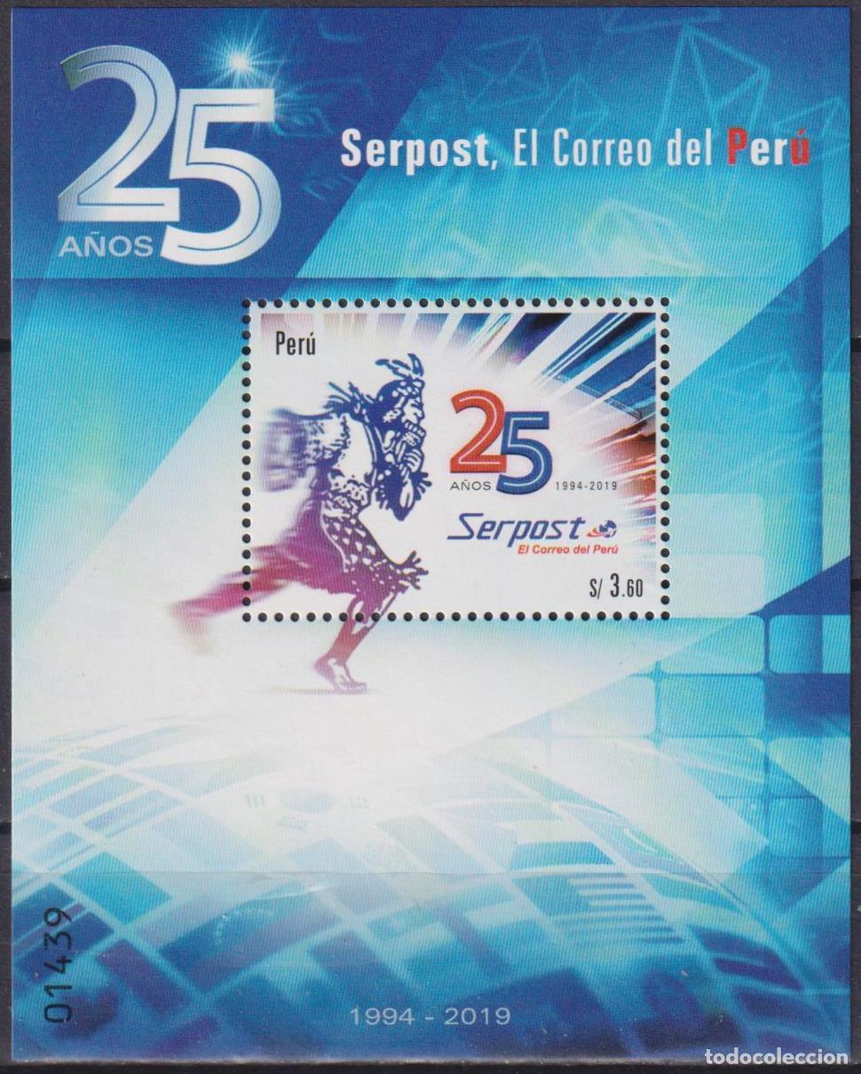 Sellos: Per&uacute; 2020 historia postal MNH - Foto 1