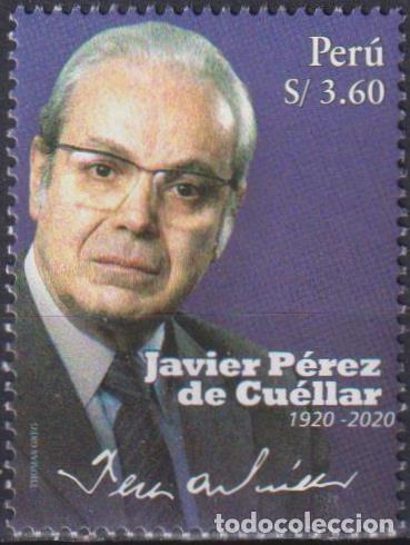Sellos: Per&uacute; 2021 Diplom&aacute;ticos MNH - Foto 1