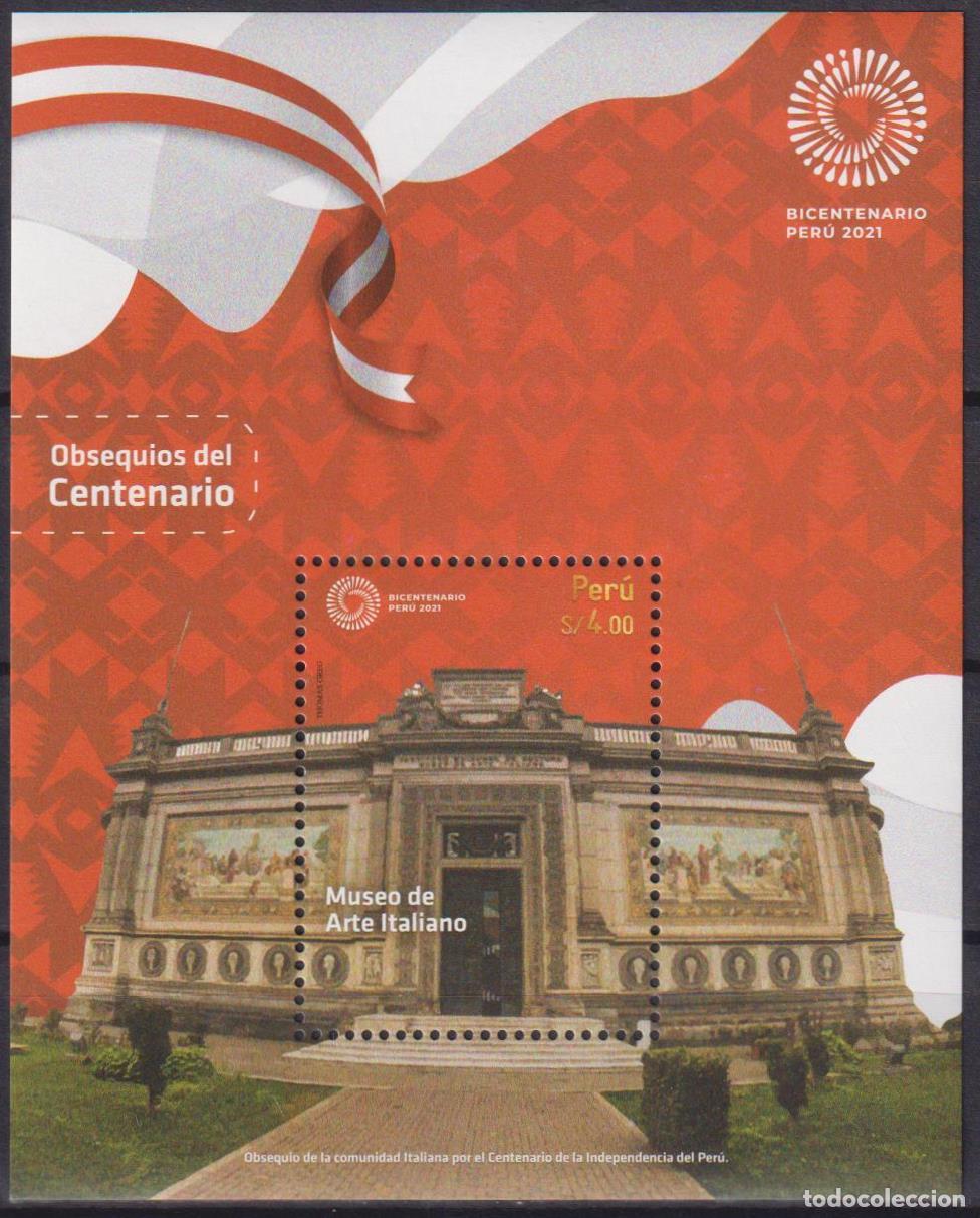Sellos: Per&uacute; 2021 Arquitectura MNH - Foto 1