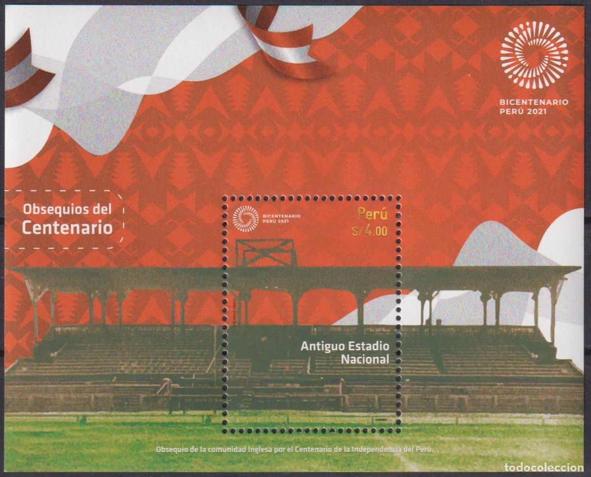 Sellos: Per&uacute; 2021 Arquitectura MNH - Foto 1