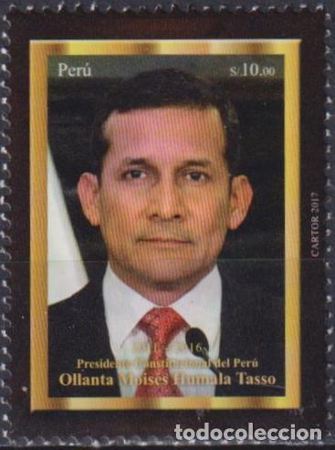 Sellos: Per&uacute; 2018 L&iacute;deres estatales MNH - Foto 1