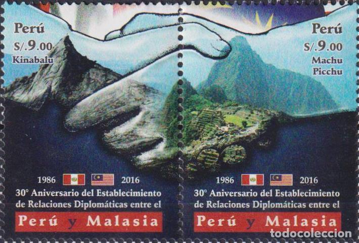 Sellos: Per&uacute; 2016 Monta&ntilde;as MNH - Foto 1