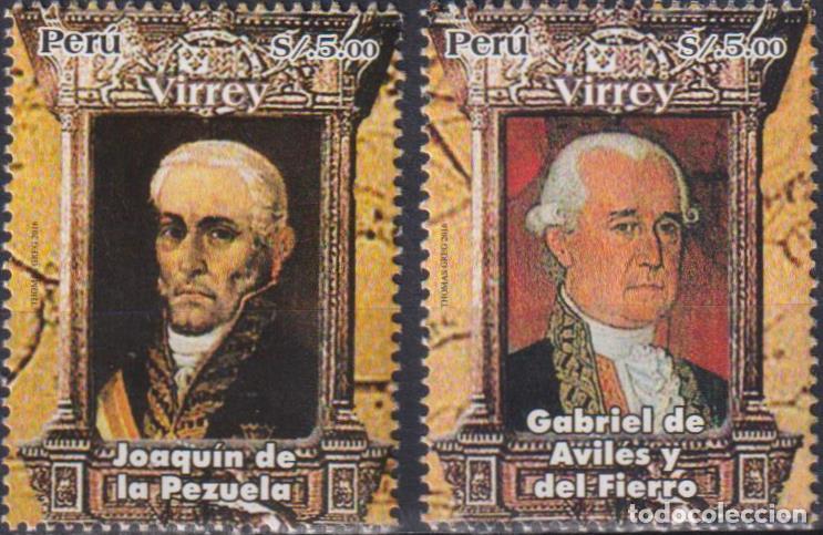 Sellos: Per&uacute; 2017 L&iacute;deres estatales MNH - Foto 1