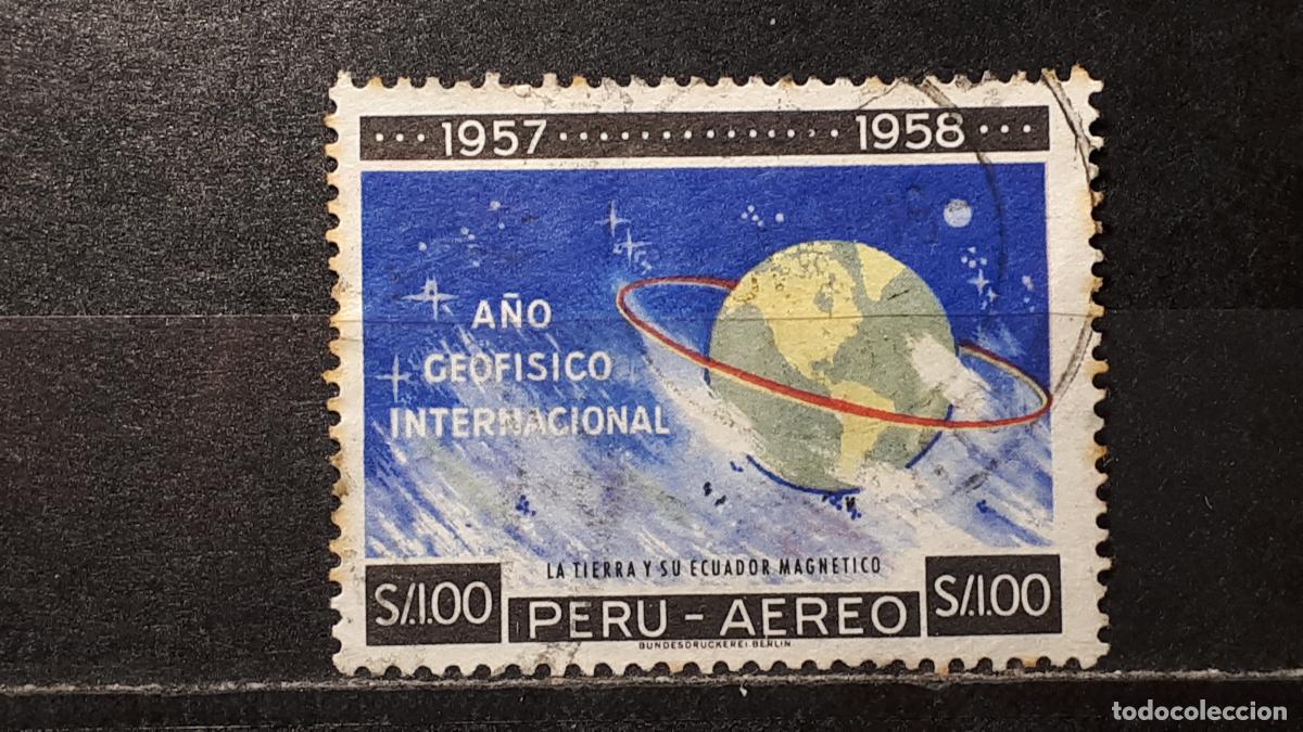 Sellos: PER&Uacute; &deg;. A&Ntilde;O 1961 YVERT aereo 162 - Foto 1