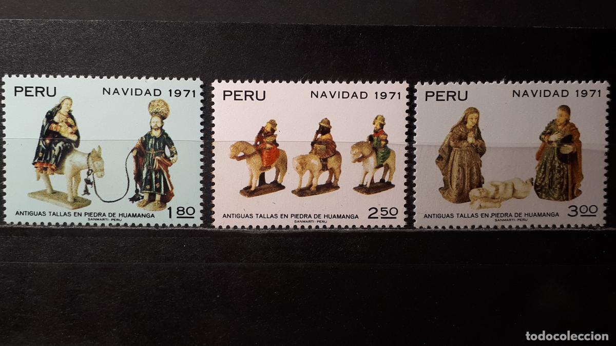 Sellos: PER&Uacute; **. A&ntilde;o 1971. YVERT 549/51. - Foto 1