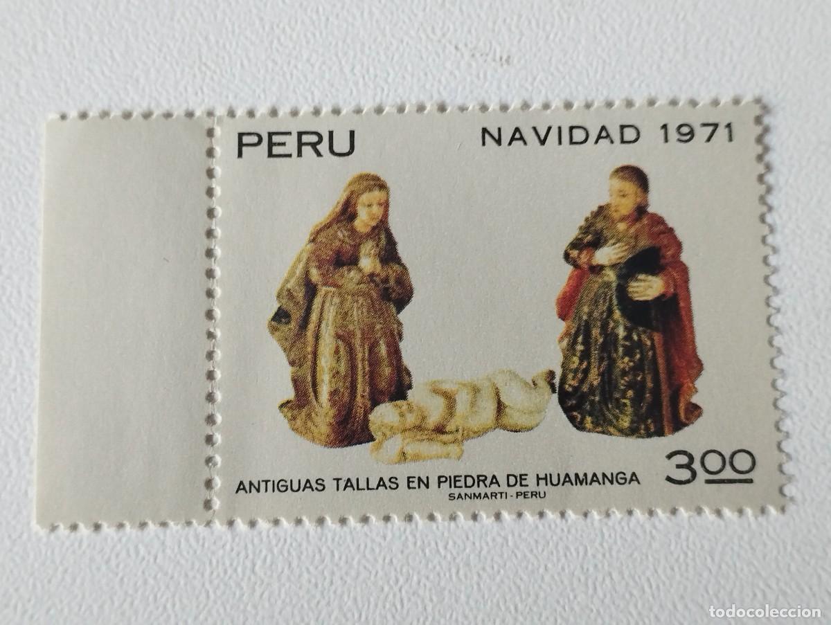 Sellos: SELLOS PERU NAVIDAD 1971 - Foto 1