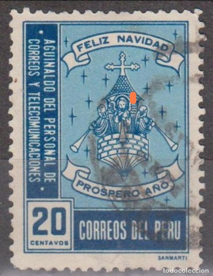 Sellos: PER&Uacute; 1961 Navidad. USADO. - Foto 1