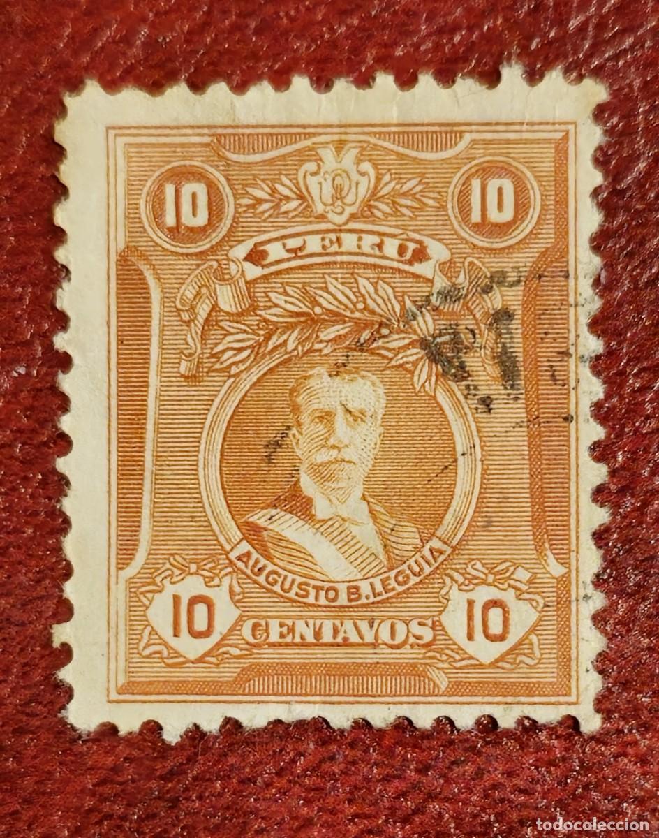 Sellos: SELLO USADO PERU 1925 /29 AUGUSTO B, LEGUIA