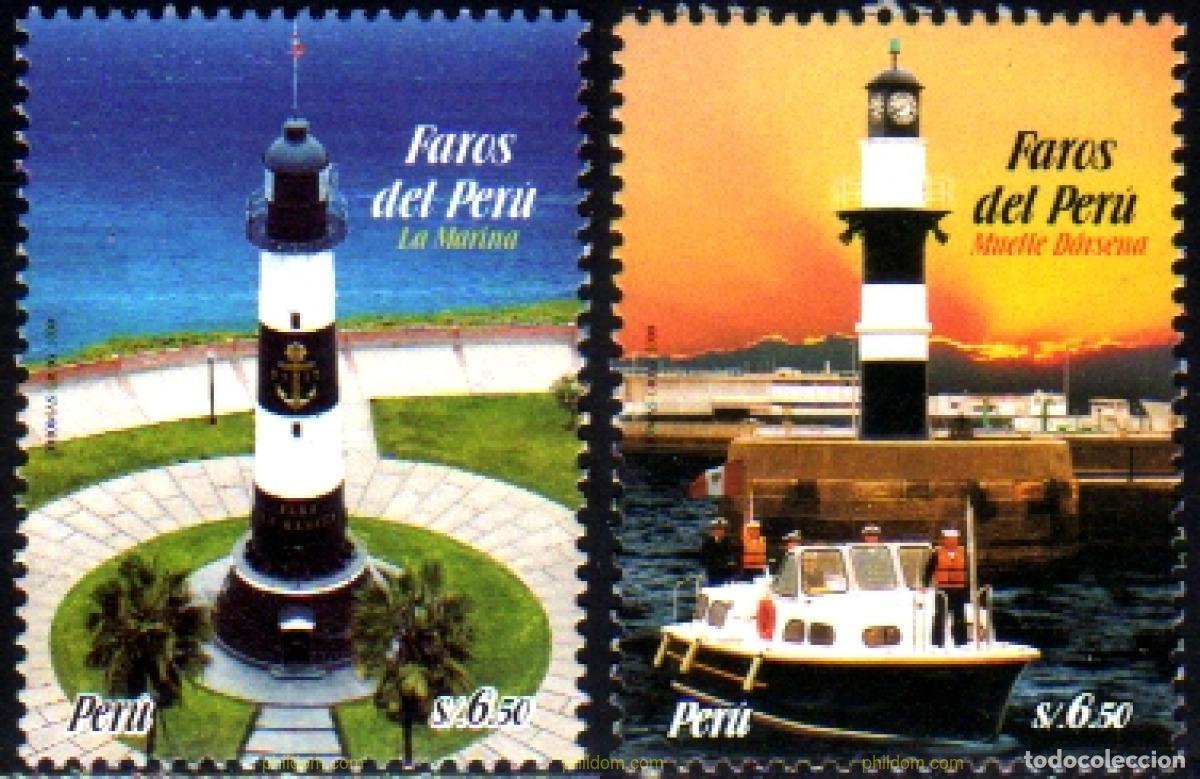 Sellos: 233349 MNH PERU 2009 FAROS - Foto 1