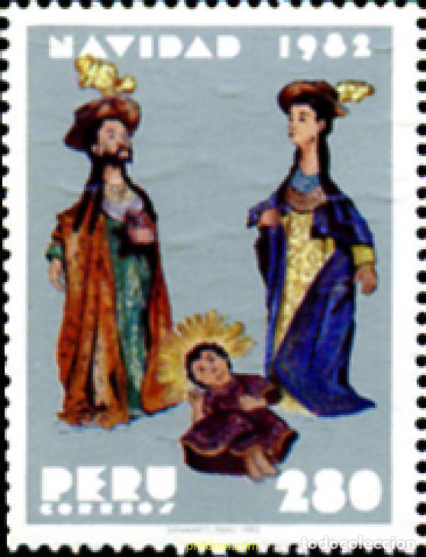 Sellos: 243260 MNH PERU 1982 NAVIDAD - Foto 1
