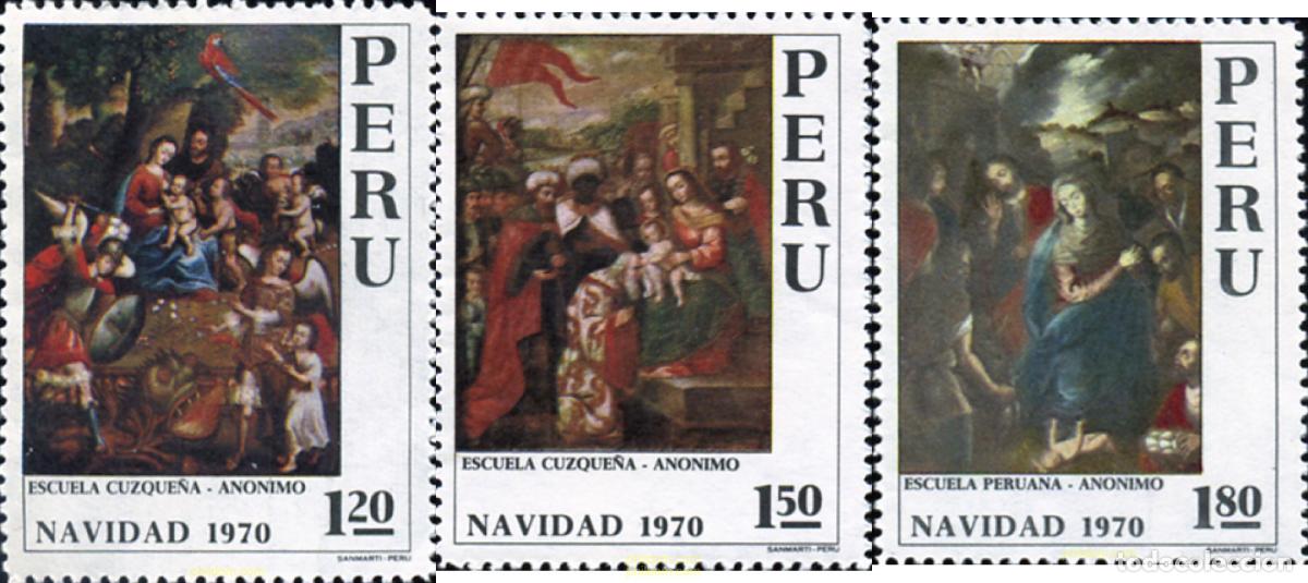 Sellos: 308090 MNH PERU 1970 NAVIDAD - Foto 1