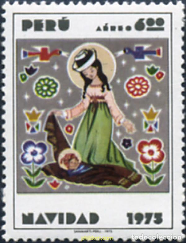 Sellos: 308167 MNH PERU 1975 NAVIDAD - Foto 1