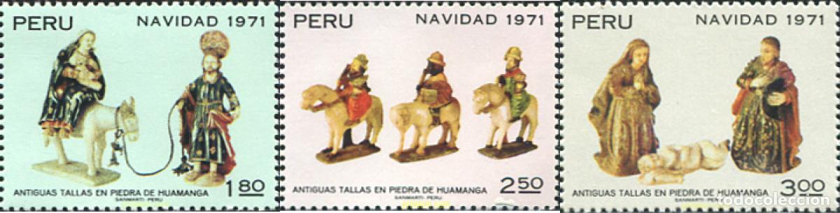 Sellos: 308546 MNH PERU 1971 NAVIDAD - Foto 1
