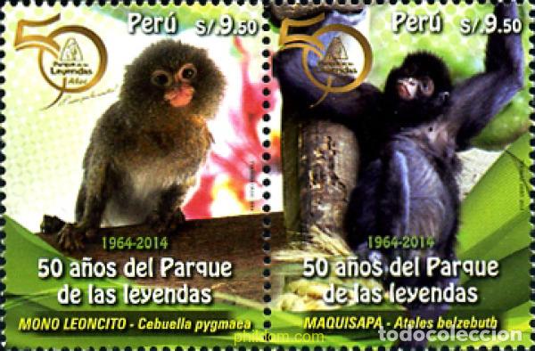 Sellos: 327596 MNH PERU 2014 SIMIOS - Foto 1