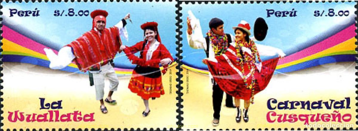 Francobolli: 334137 MNH PERU 2014 DANZAS TRADICIONALES