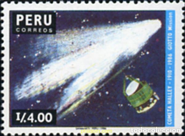 Sellos: 351432 MNH PERU 1987 COMETA HALLEY - Foto 1