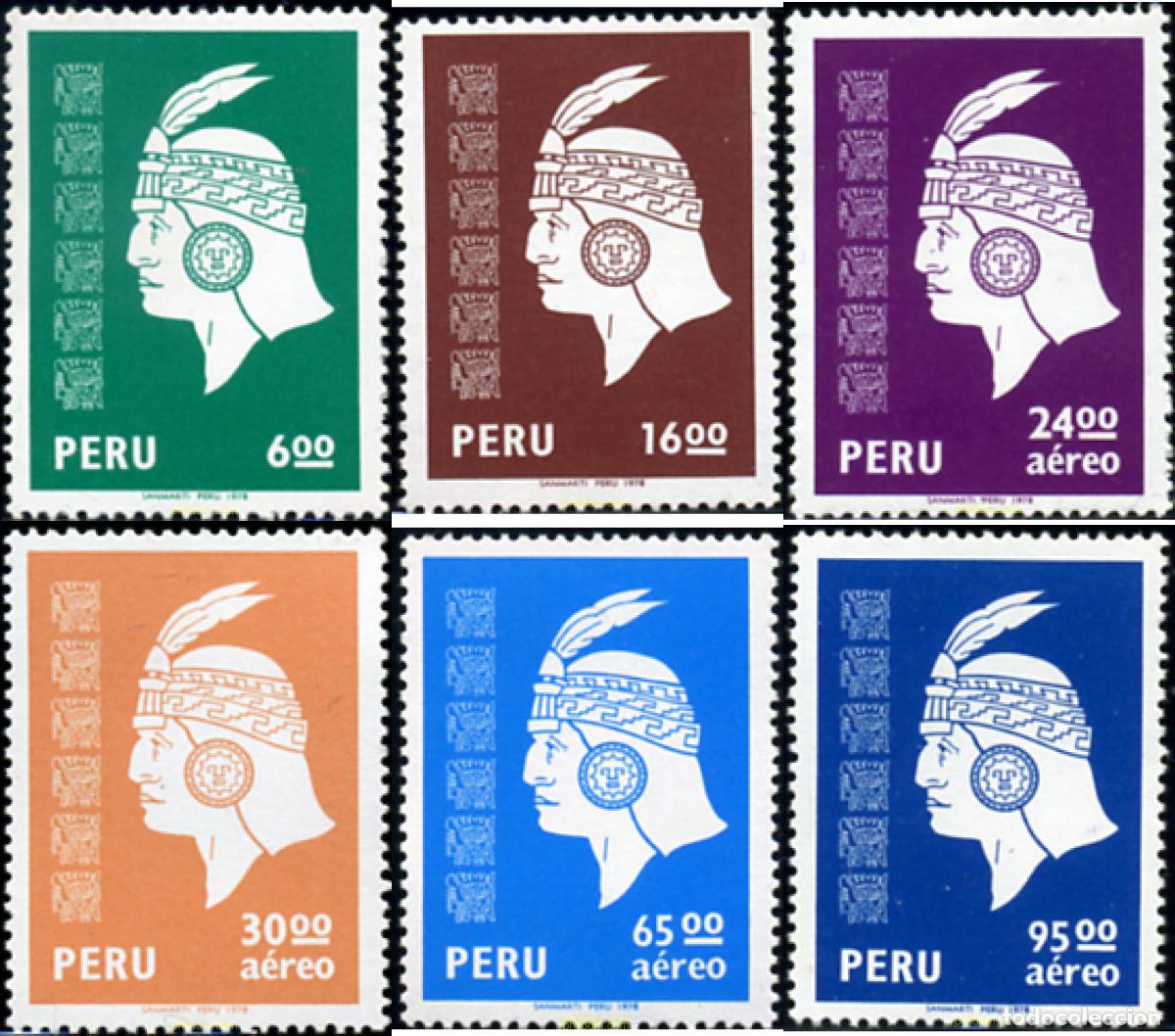 Sellos: 651119 MNH PERU 1978 BASICA - Foto 1