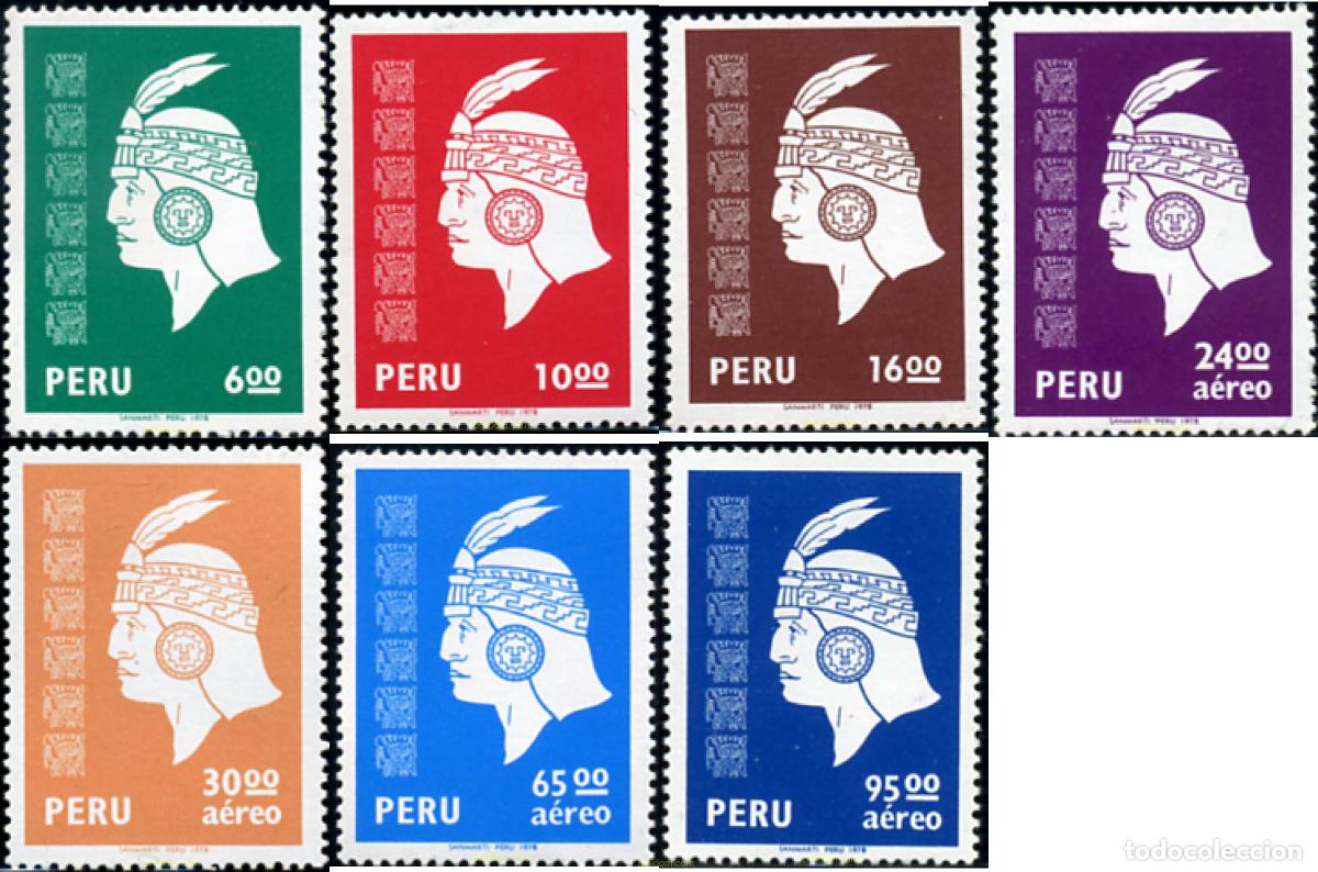 Sellos: 351240 MNH PERU 1978 BASICA - Foto 1
