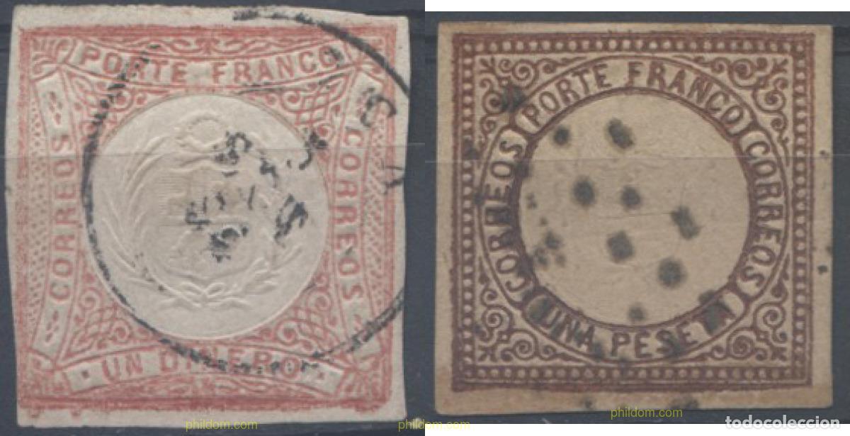 Sellos: 654955 USED PERU 1862 ESCUDOS - Foto 1