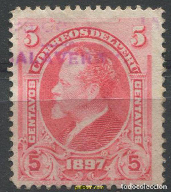 Sellos: 709490 USED PERU 1897 - Foto 1