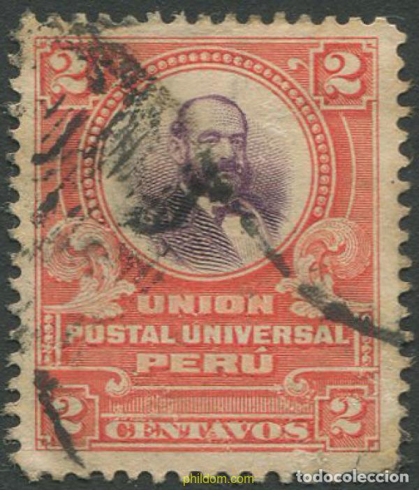 Sellos: 709521 USED PERU 1907 MAMIFEROS - Foto 1
