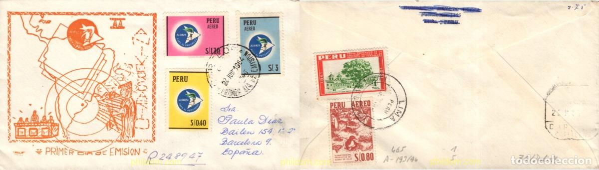 Sellos: 730611 MNH PERU 1964 ALIANZA PARA EL PROGRESO - Foto 1