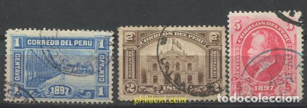 Sellos: 709488 USED PERU 1897 - Foto 1