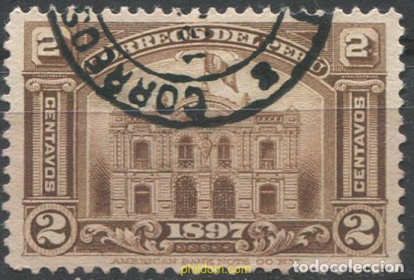 Sellos: 709489 USED PERU 1897 - Foto 1