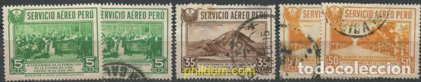 Sellos: 709784 USED PERU 1935 CUARTO CENTENARIO DE LA CIUDAD DE LIMA - Foto 1