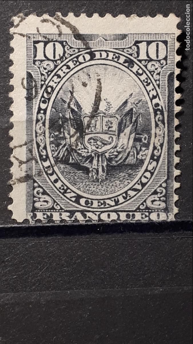 Sellos: PER&Uacute;. A&Ntilde;O 1884. &deg;. YVERT 79 - Foto 1