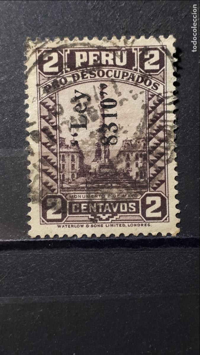 Sellos: PER&Uacute;. A&Ntilde;O 1936. &deg;. YVERT 334 - Foto 1