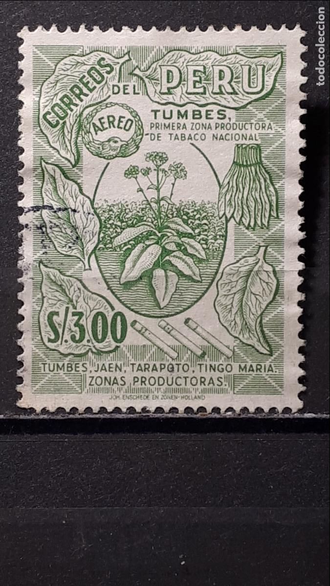 Sellos: PER&Uacute;. A&Ntilde;O 1960. &deg;. YVERT A&eacute;reo 183 - Foto 1