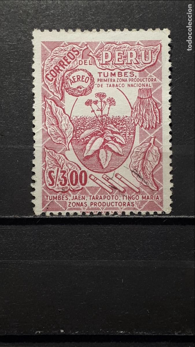 Sellos: PER&Uacute;. A&Ntilde;O 1962. &deg;. YVERT A&eacute;reo 180 - Foto 1