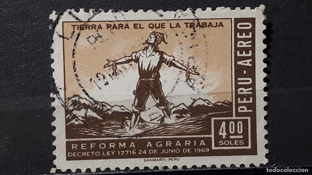 Sellos: PER&Uacute;. A&Ntilde;O 1975. &deg;. YVERT A&eacute;reo 248 - Foto 1