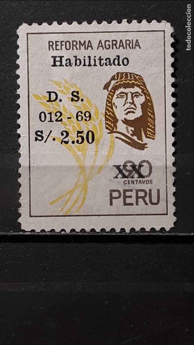Sellos: PER&Uacute;. A&Ntilde;O 1969. &deg;. YVERT 496 - Foto 1