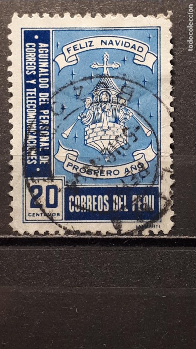 Sellos: PER&Uacute;. A&Ntilde;O 1961. &deg;. YVERT 454 - Foto 1
