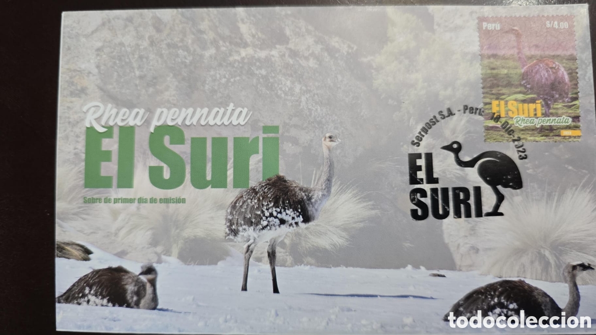 Sellos: Me) 2023, Peru, FDC,&rdquo; EL SURI&rdquo; - Foto 1
