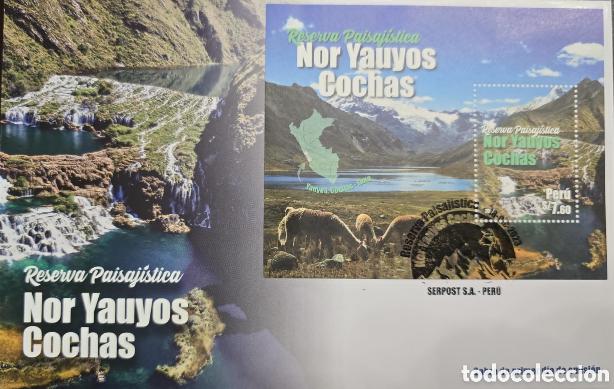 Sellos: Me)2023, PERU, FDC,landscape reserve - Foto 1