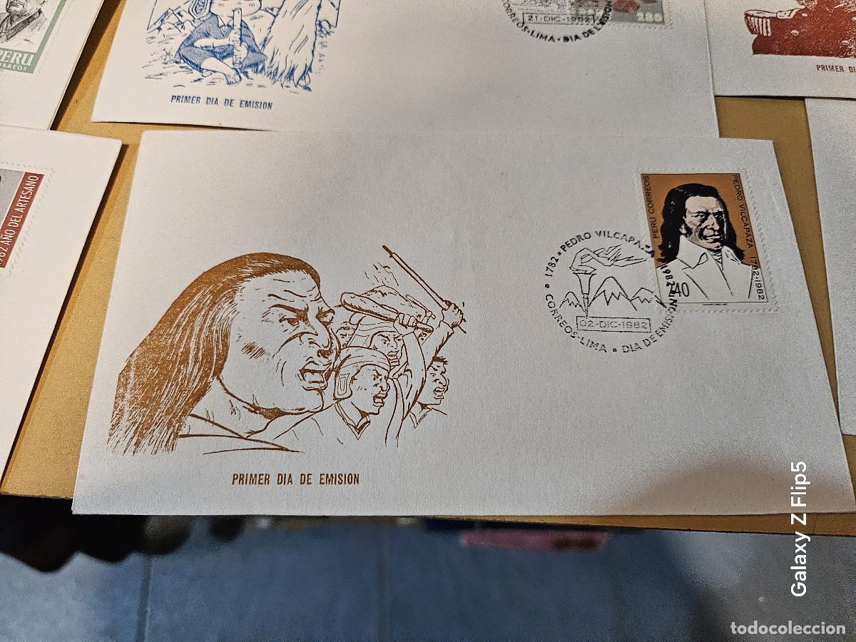 Sellos: 16 sobres con sellos del peru - Foto 6