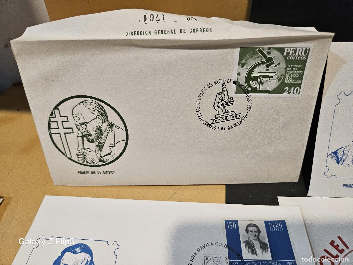 Sellos: 16 sobres con sellos del peru - Foto 11