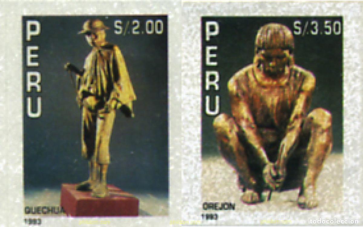 Sellos: 351550 MNH PERU 1993 INDIOS OREJON-QUECHU - Foto 1