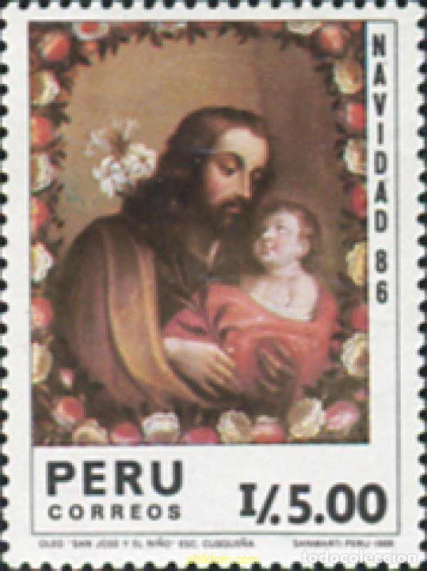 Sellos: 351373 MNH PERU 1986 NAVIDAD - Foto 1