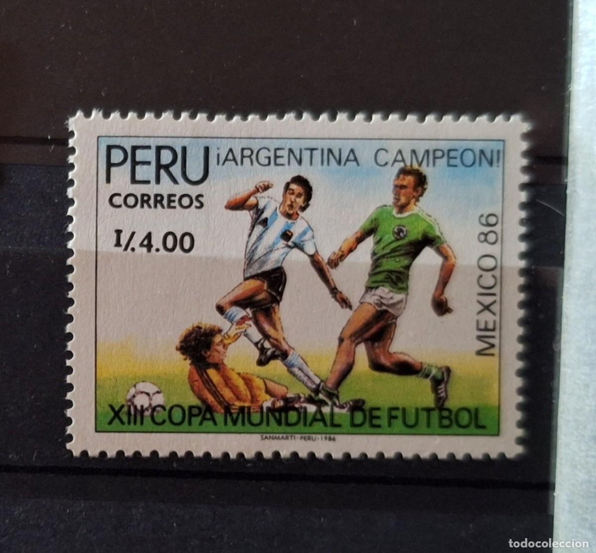 Sellos: PER&Uacute;, 1987, CAT.YT. 866. - Foto 1